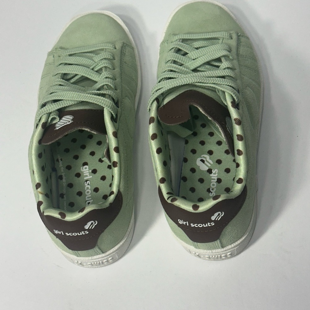 K-Swiss Green Sneakers like new without box - Picture 3 of 5